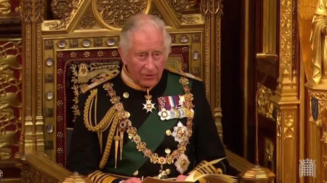Queen's Speech- Prince Charles says government's priority is to -help ease the cost of living-