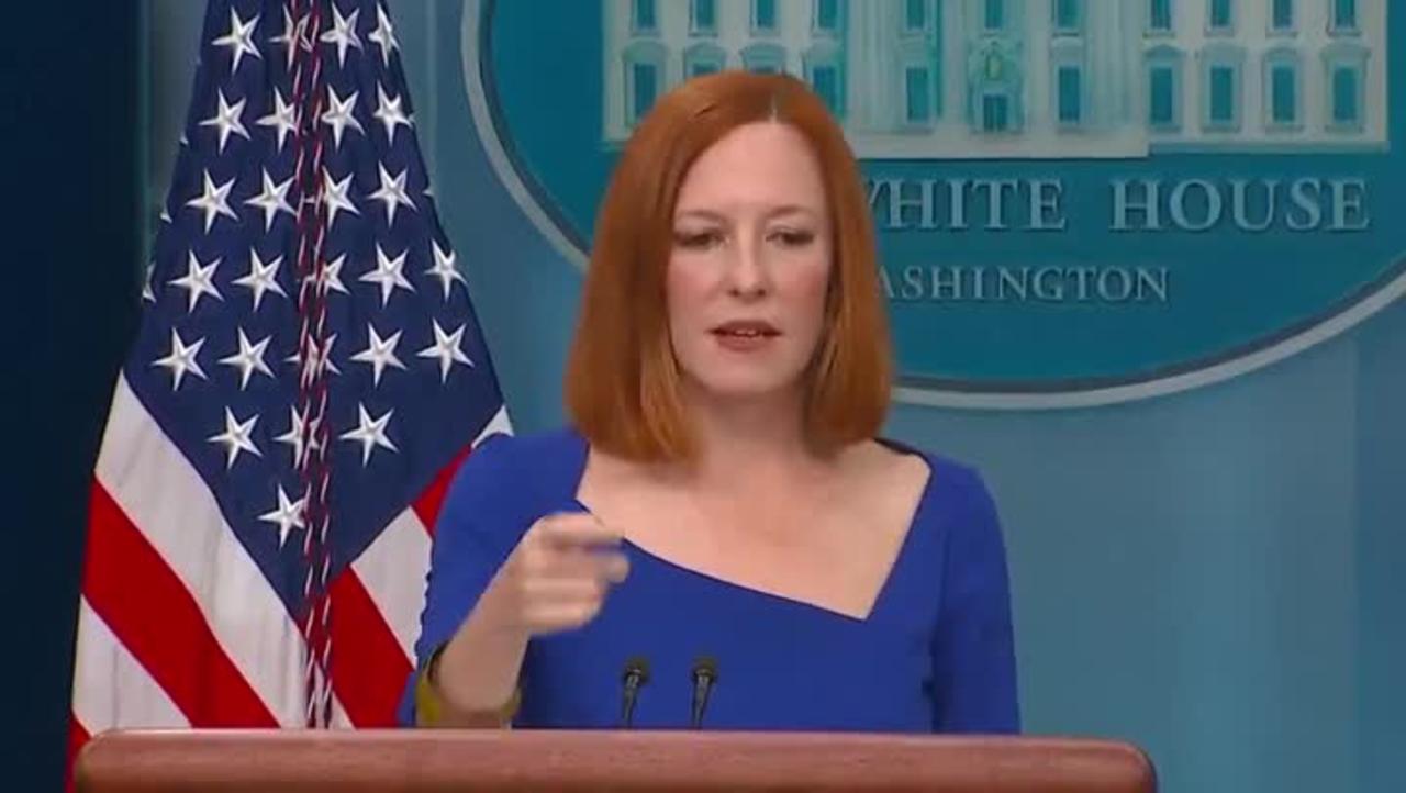 Absolute Chaos in the White House Briefing Room for Jen Psaki’s Last Day