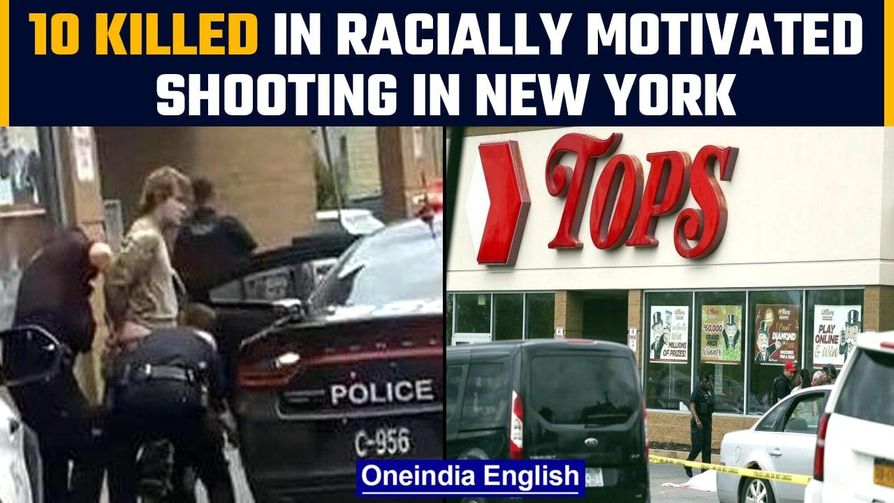 New York: 10 people killed in a mass shooting in racially motivated attack |Oneindia News