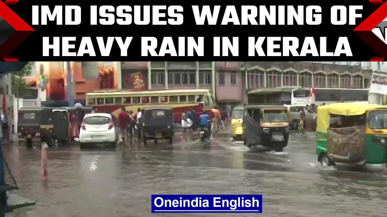 IMD issues red alert in Kerala for next five days, heavy rainfall expected | OneIndia News