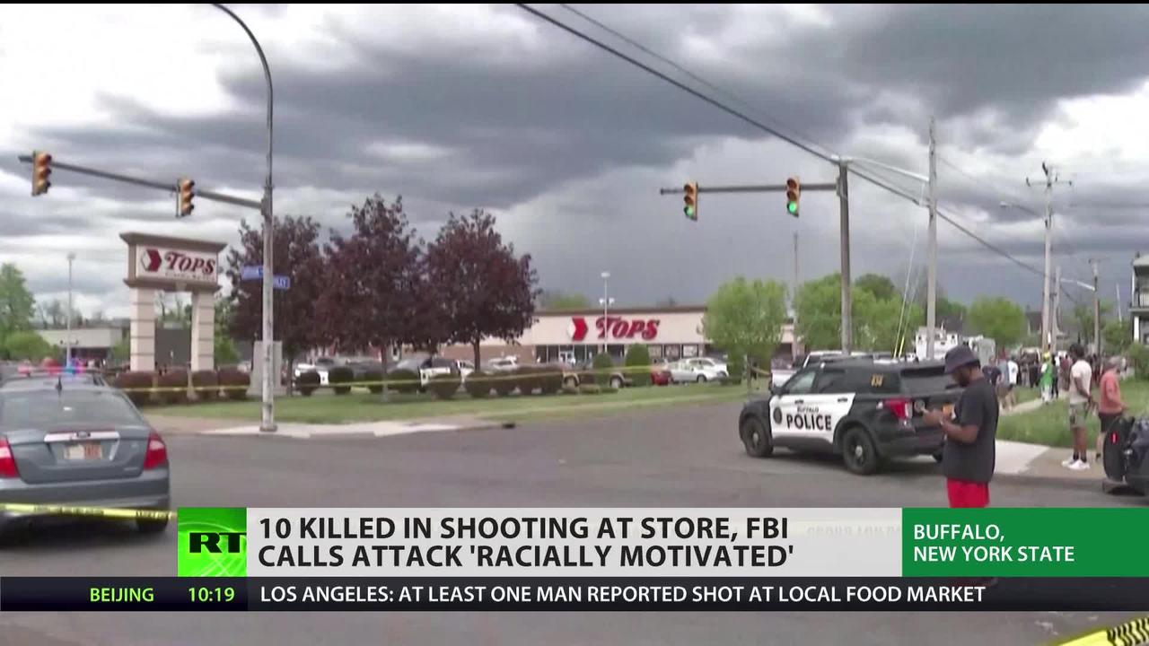 US shootings: 10 killed in Buffalo, 1 shot in Los Angeles