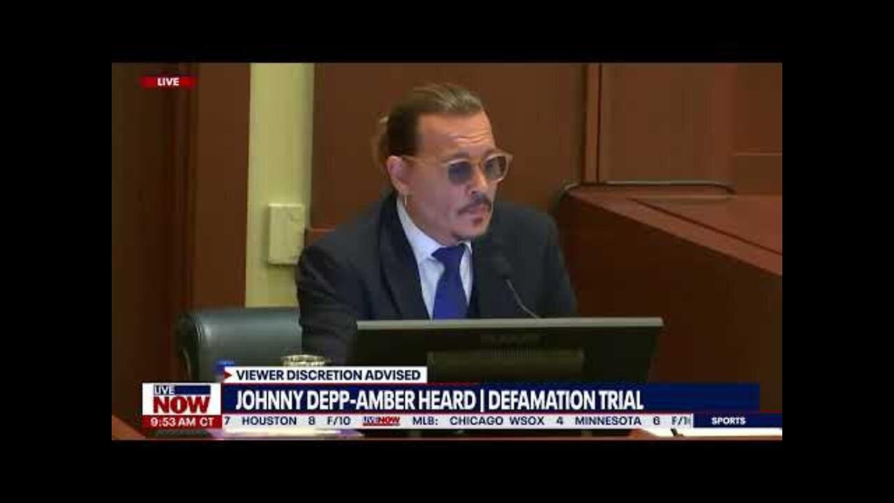 Johnny Depp claps back at Amber Heard lawyer for interrupting him | LiveNOW from FOX