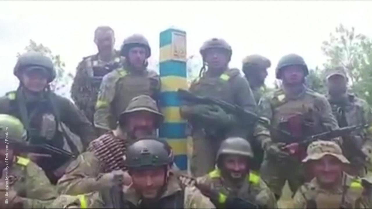 Ukrainian troops 'push Russian soldiers back from Kharkiv