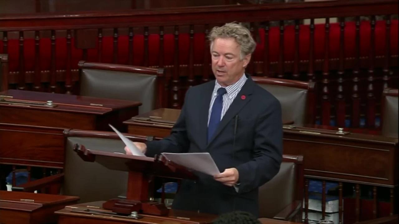 Rand Paul in Congress on US 40 Billion Aid Package to Ukraine
