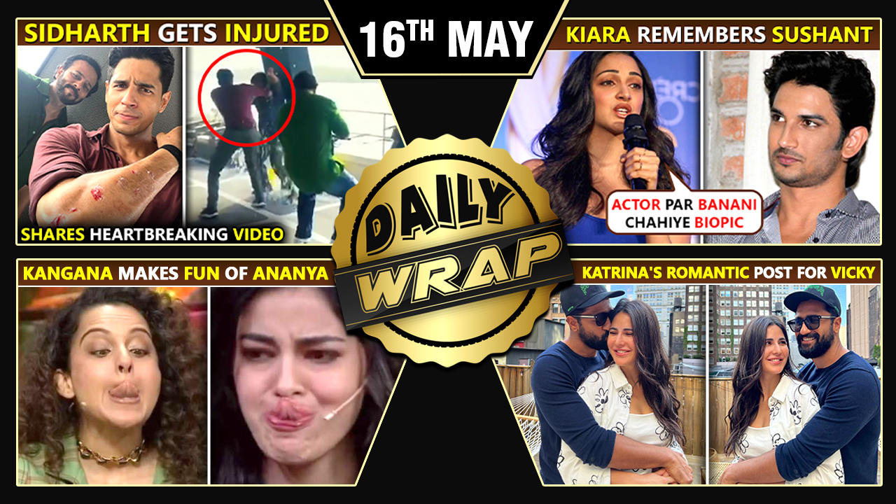 Kangana Ranaut Makes Fun Of Ananya, Katrina Wishes Vicky, Sidharth Gets Injured | TOP 10 NEWS