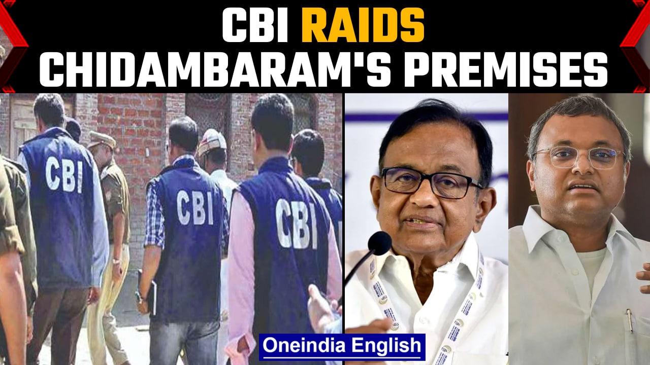 CBI searches 9 locations in connection with case against P Chidambaram's son Karti | Oneindia News