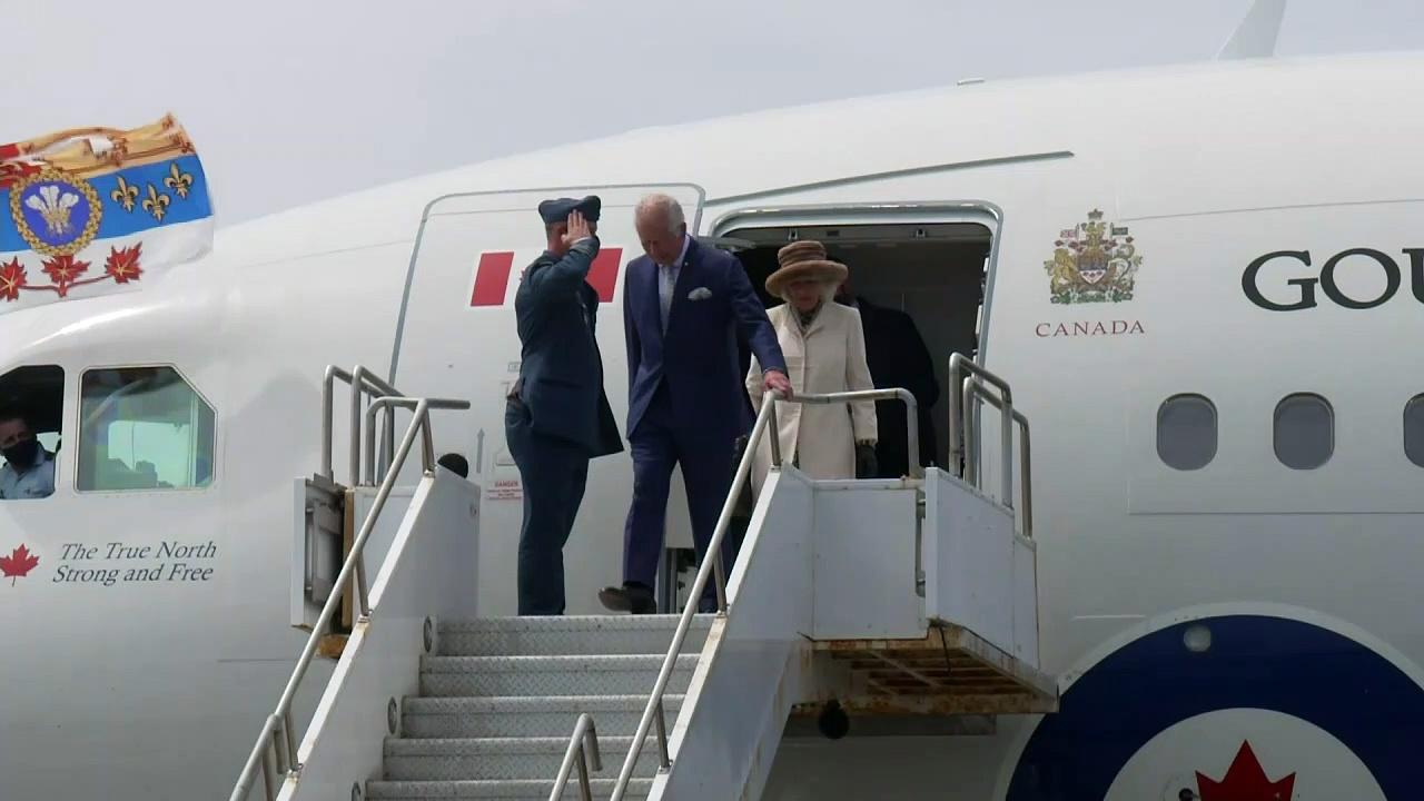 Prince Charles and Camilla arrive in Canada for Jubilee trip