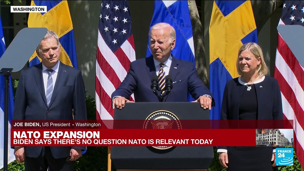 REPLAY: Biden holds press conference with Finnish and Swedish leaders