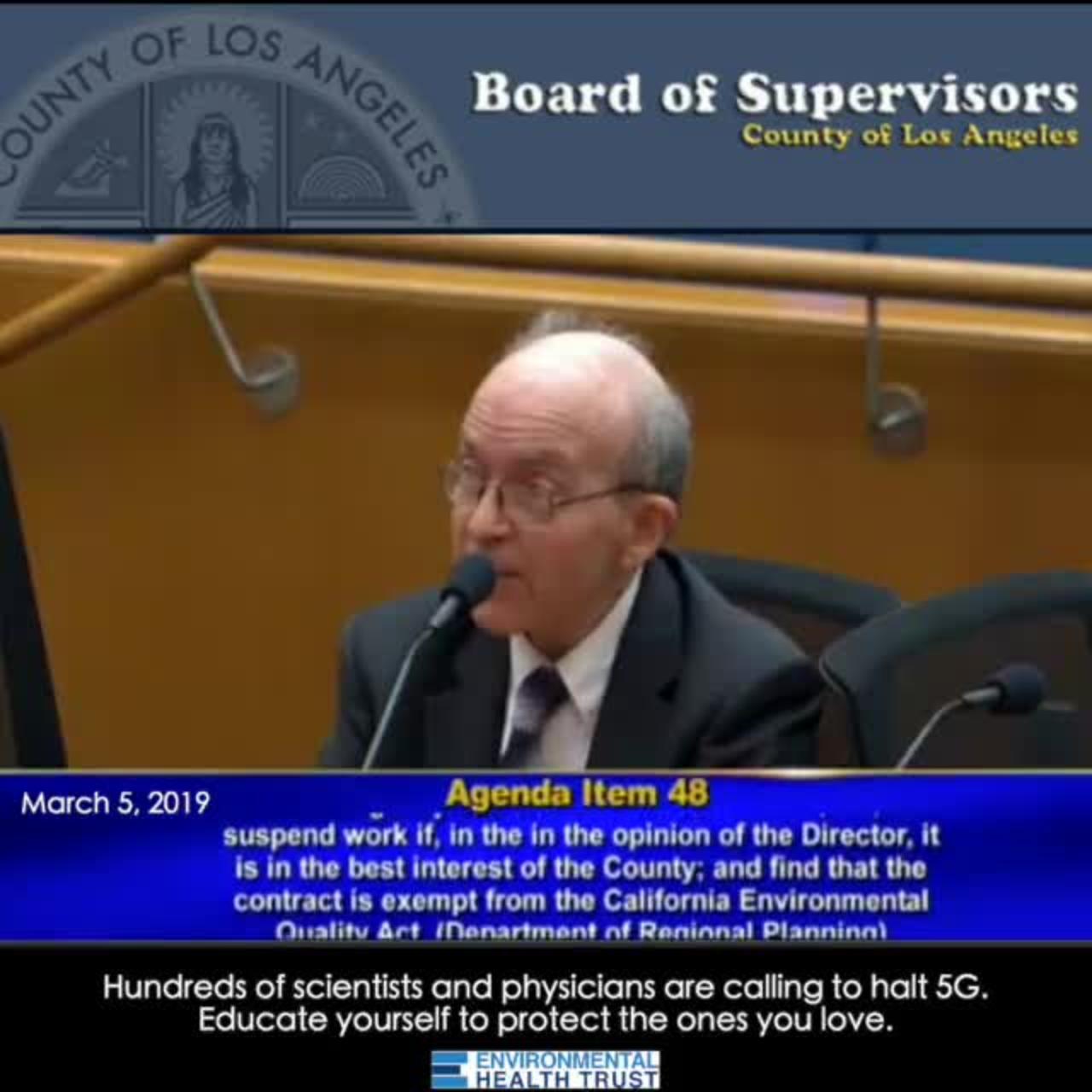 Grandfather speaks on #5G and 4G cell tower proliferation and the need for protections