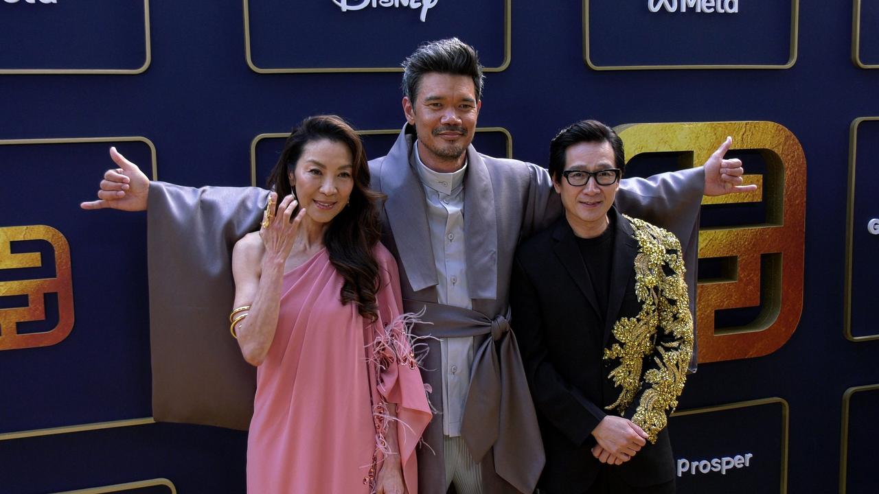 Michelle Yeoh, Destin Daniel Cretton, Ke Huy Quan 'Gold House's First Annual Gold Gala' Gold Carpet