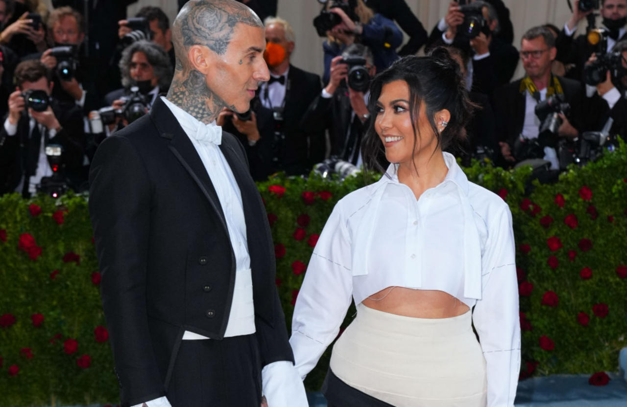 Kourtney Kardashian and Travis Barker party until 3am after exchanging vows in lavish wedding ceremony in Italy