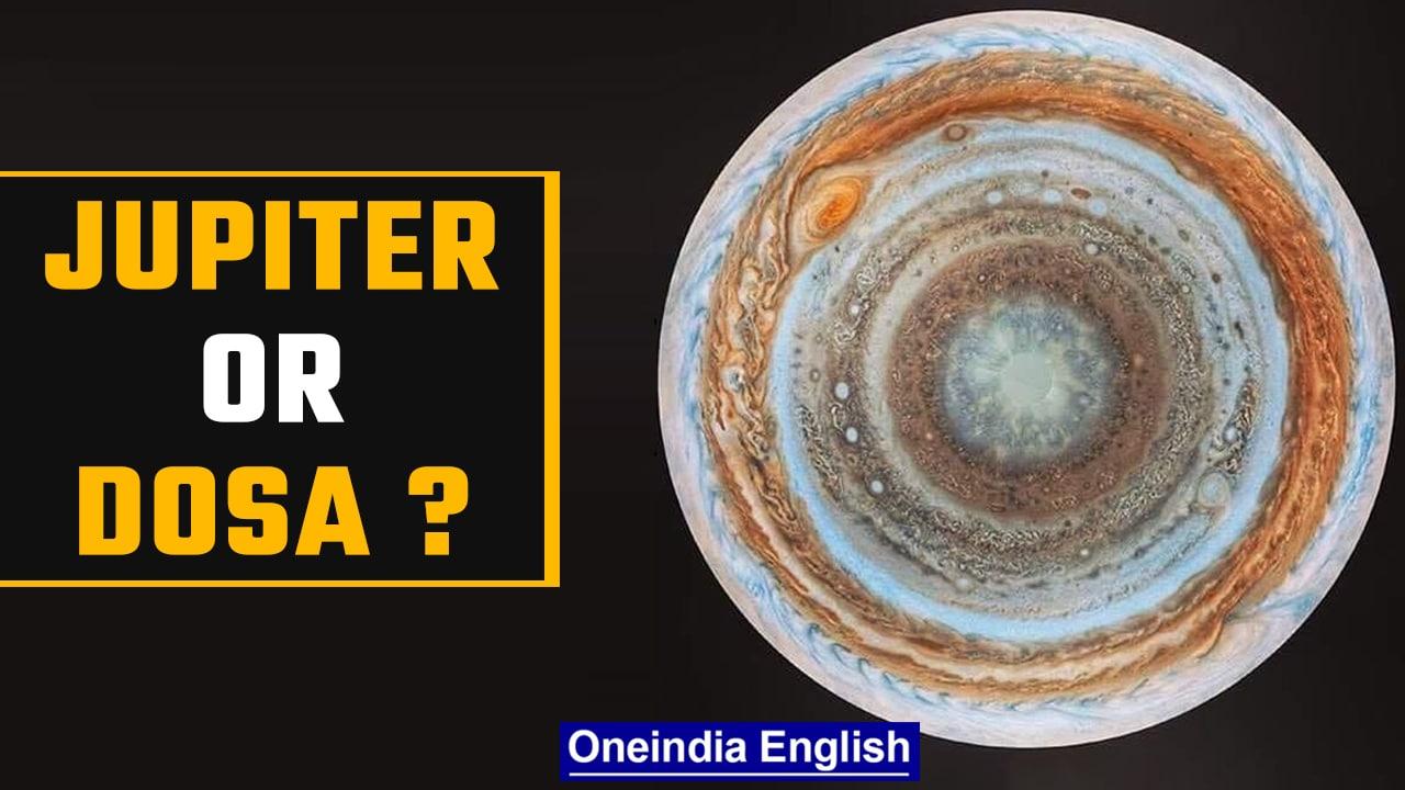 Old picture of Jupiter's map by NASA goes viral, reminds people of dosa | OneIndia News