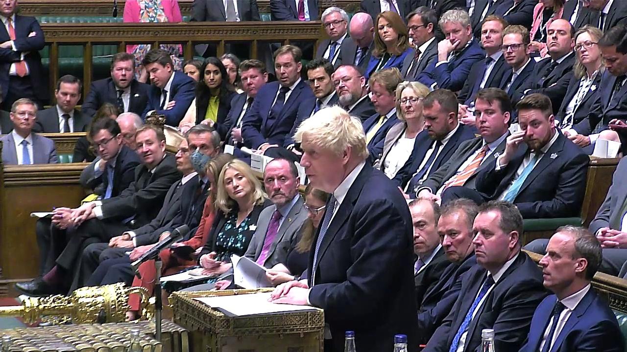 Boris Johnson: I take full responsibility over Partygate report