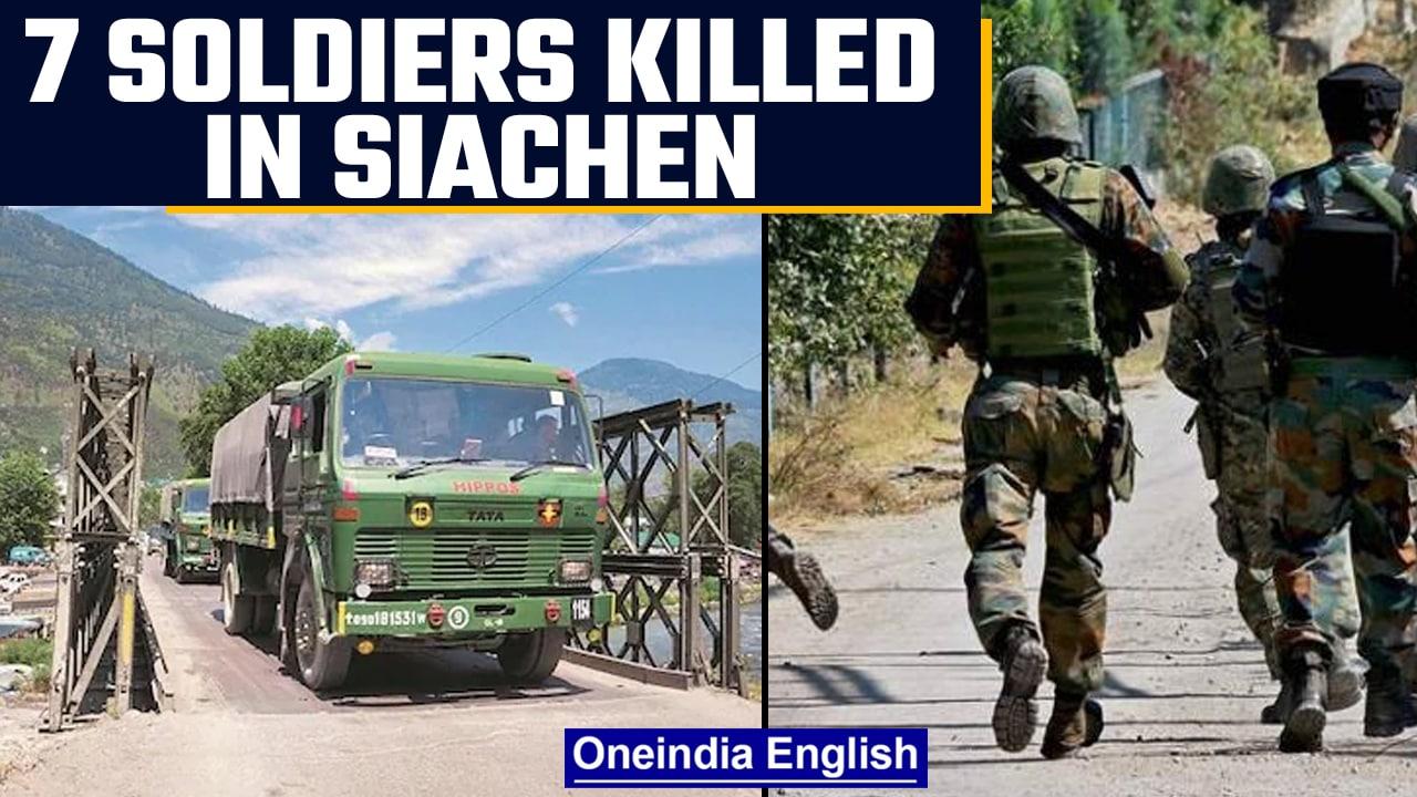 Siachen: 7 Indian soldiers killed in accident near Turtuk | Oneindia News