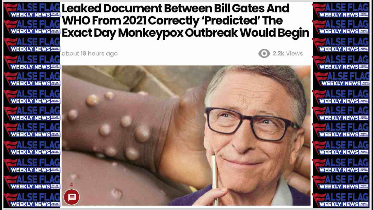 Bill Gates Predicted Exact Day Monkeypox Outbreak Would Begin (with Helen Buyniski)