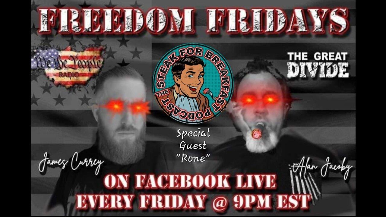 TGD157 FREEDOM FRIDAY LIVE with our great friend Rone, host of The Steak For Breakfast Podcast