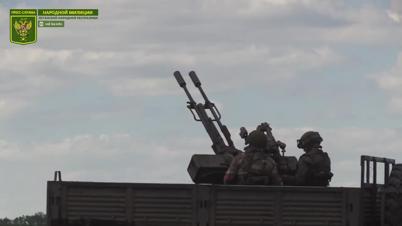 Ukraine War -  A report on the work of the air defense of the people's militia of the LPR