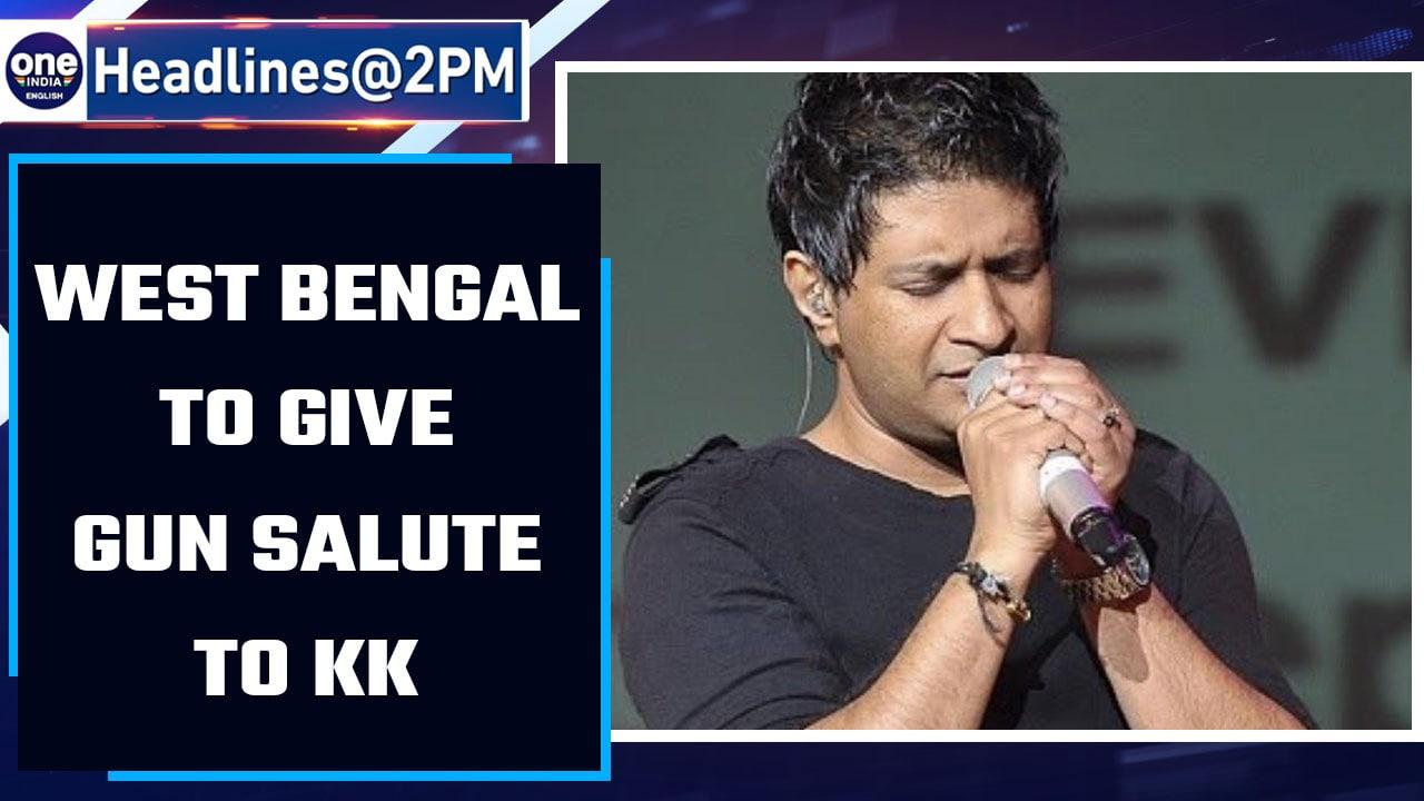 West Bengal to give gun salute to Late singer KK | OneIndia News | #Bulletin