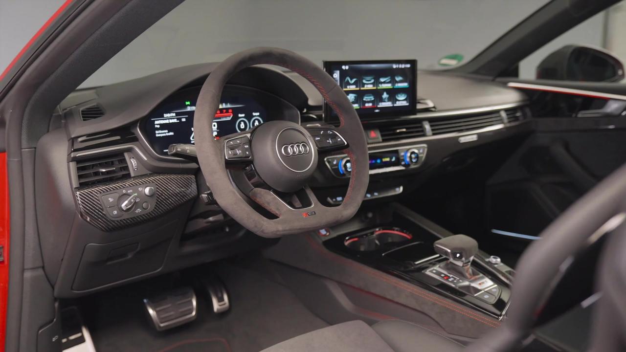 Audi RS 5 Coupé with competition plus package Interior Design in Studio