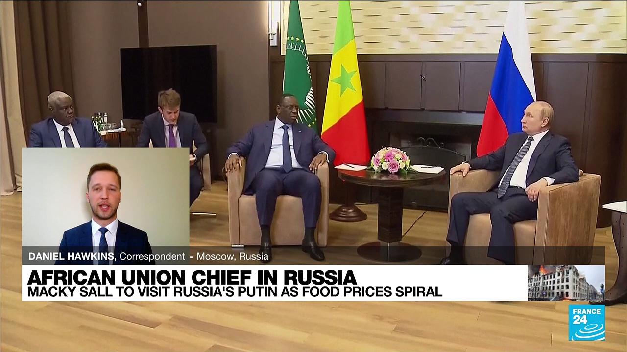 African Union head tells Putin Africans 'victims' of Ukraine conflict