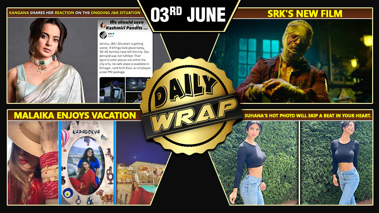 Kangana On Kashmiri Pandits, Ananya On South Films, Sonam's Pool Time, Suhana's H0T Pic |Top 10 News
