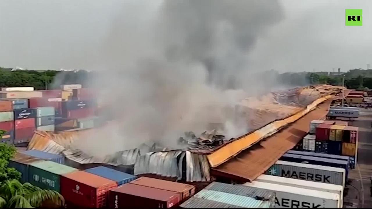 Dozens killed in Bangladesh container depot fire