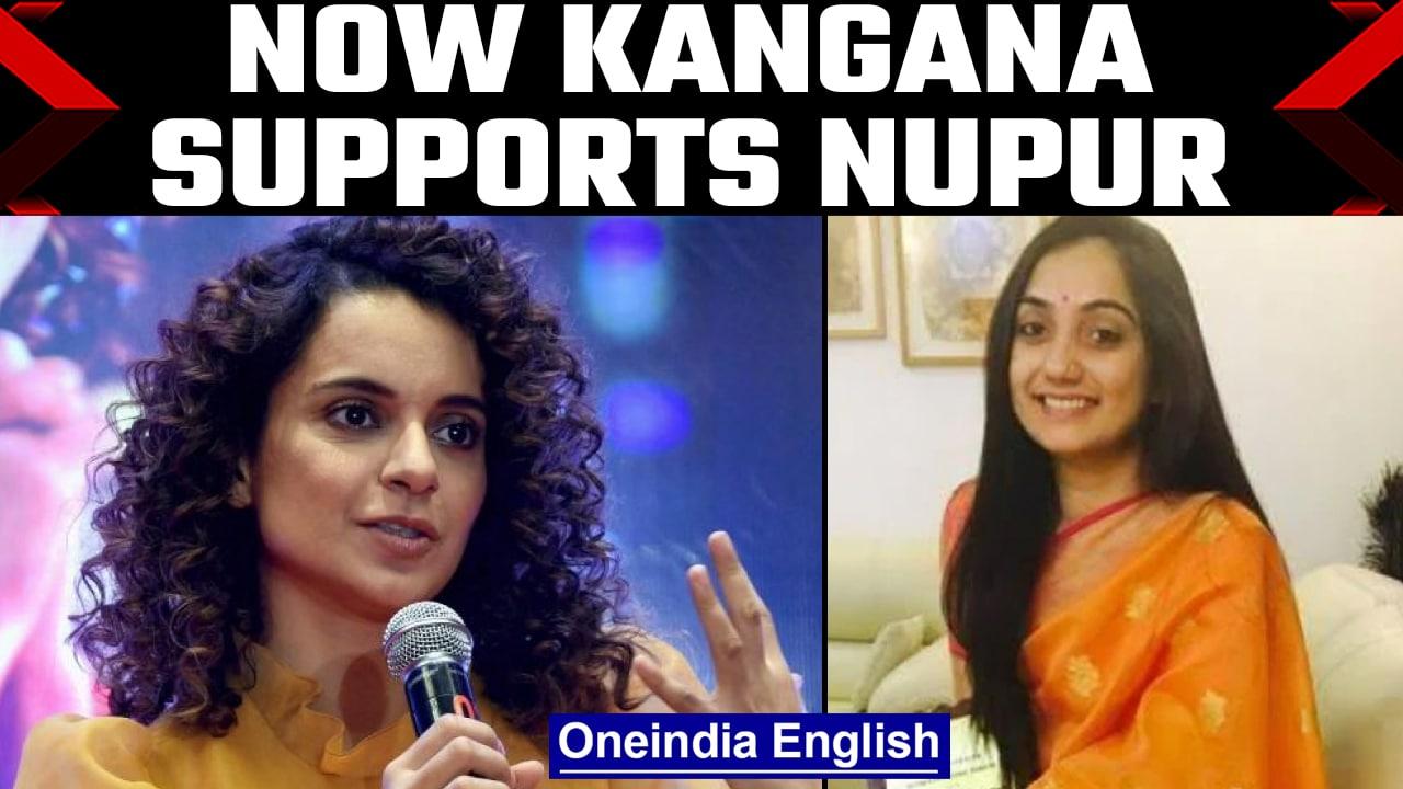 Nupur Sharma gets the support of Kangana Ranaut after her suspension | Oneindia News *news