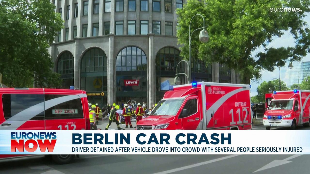 One dead and eight injured after vehicle hits pedestrians in Berlin