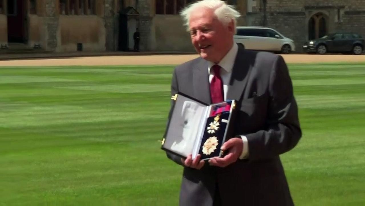 Sir David Attenborough awarded Knight Grand Cross