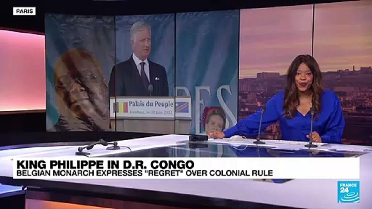 Belgian king reiterates regrets for colonial past in DRC but does not apologise