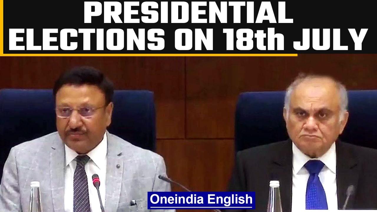 Presidential elections to be held on 18th July, counting on 21st July | Oneindia News *Politics