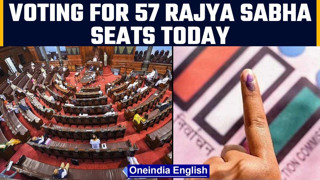 Rajya Sabha Polls: Voting for 57 seats begins, BJP eyes to up its numbers| Oneindia News *News