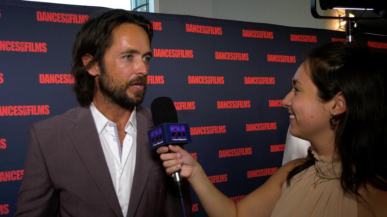 Justin Chatwin talks about 'The Walk' at the 25th annual Dances With Films opening night celebration