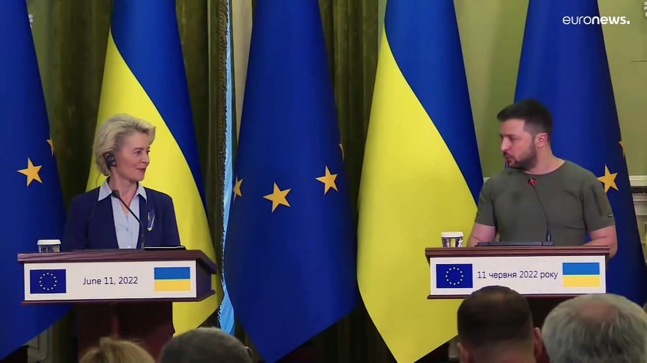 Ukraine-EU bid: Commission response 'by end of next week' on Kyiv's ambitions, says von der Leyen