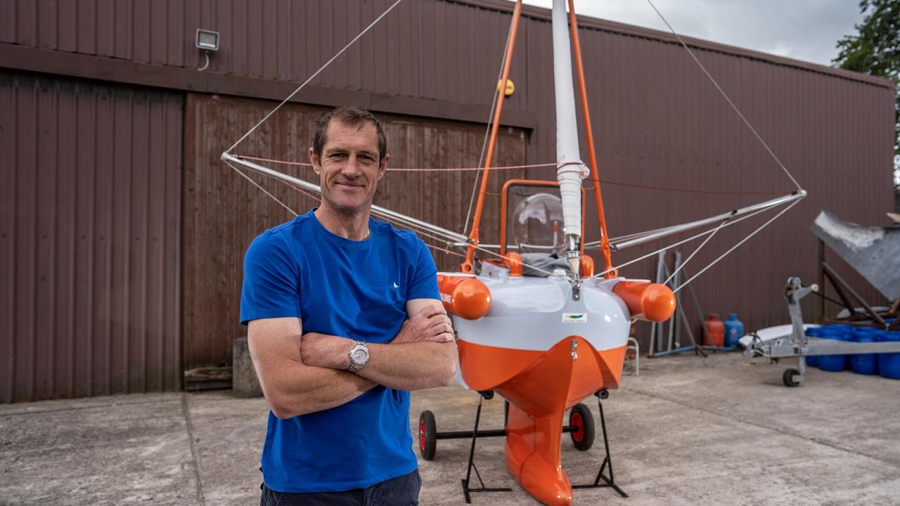 Daredevil will break world record by crossing the Atlantic in tiny boat
