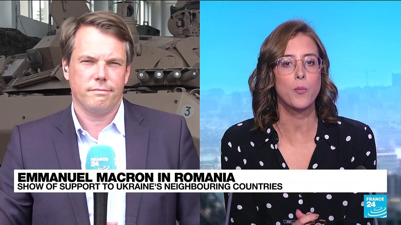 Emmanuel Macron in Romania: Show of support to Ukraine's neighbouring countries