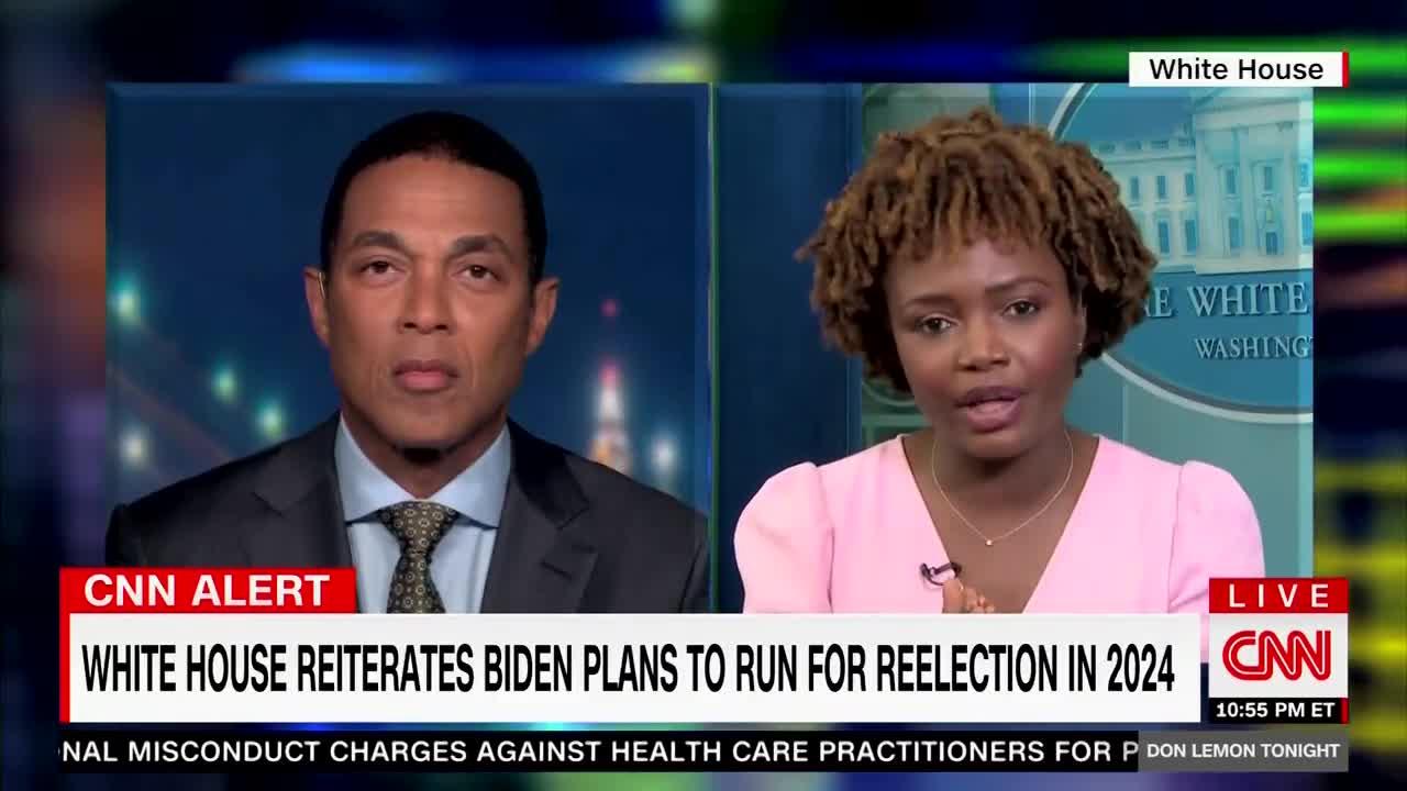 KJP Stops Don Lemon 'Right There' After Hot Button Question About Biden