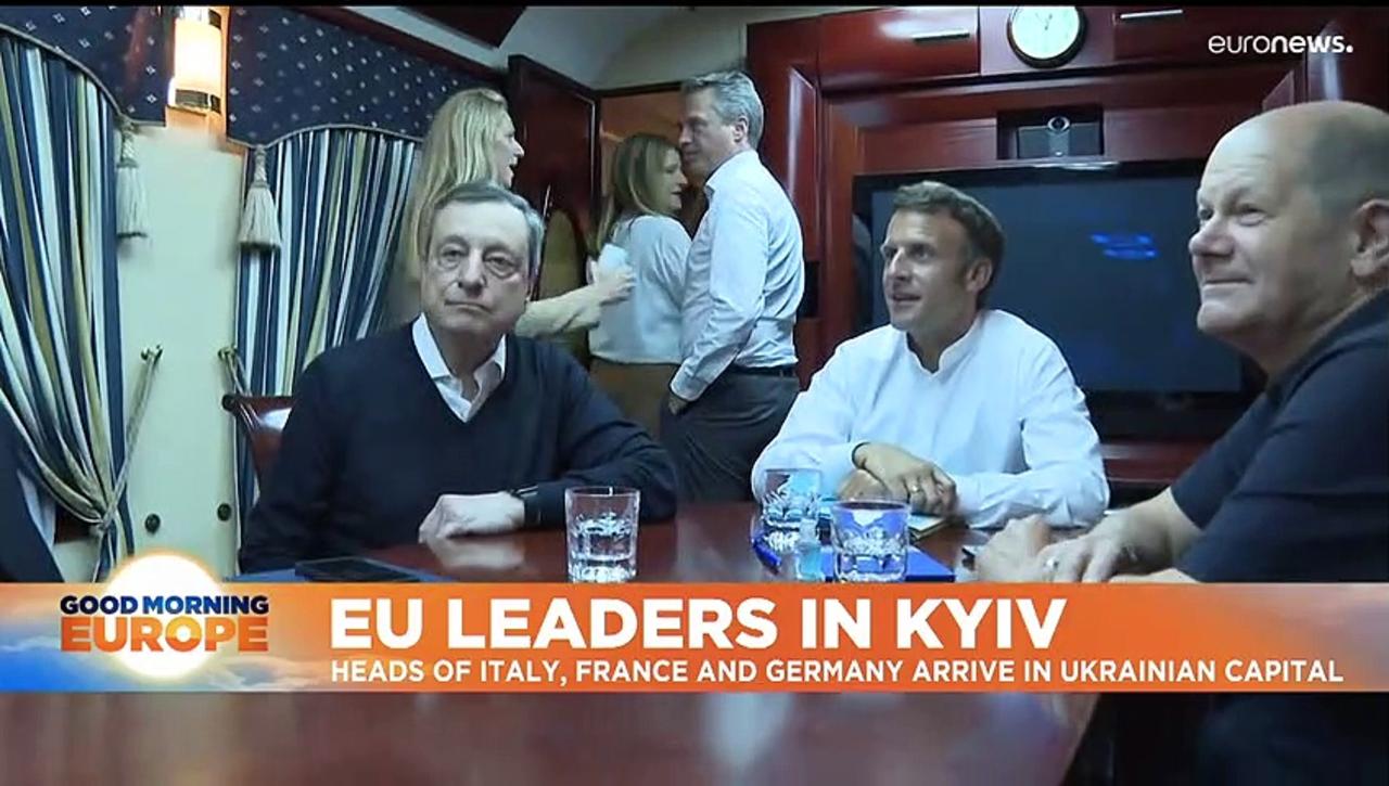 Ukraine war: France's Macron, Germany's Scholz and Italy's Draghi visit Zelenskyy in Kyiv