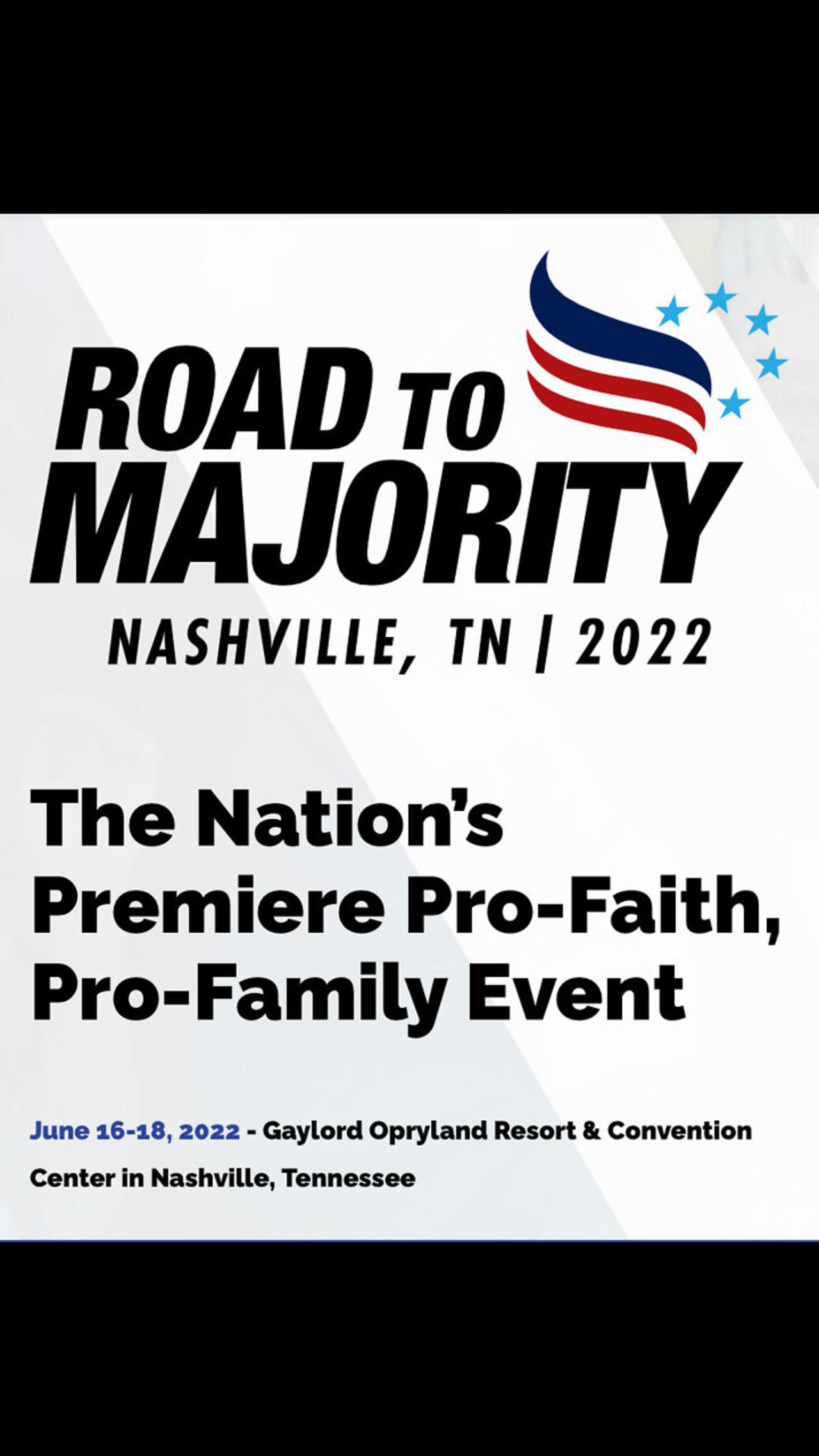 Trump | Day  2 Road to Majority Pastors Faith & Freedom Coalition 06/17/022