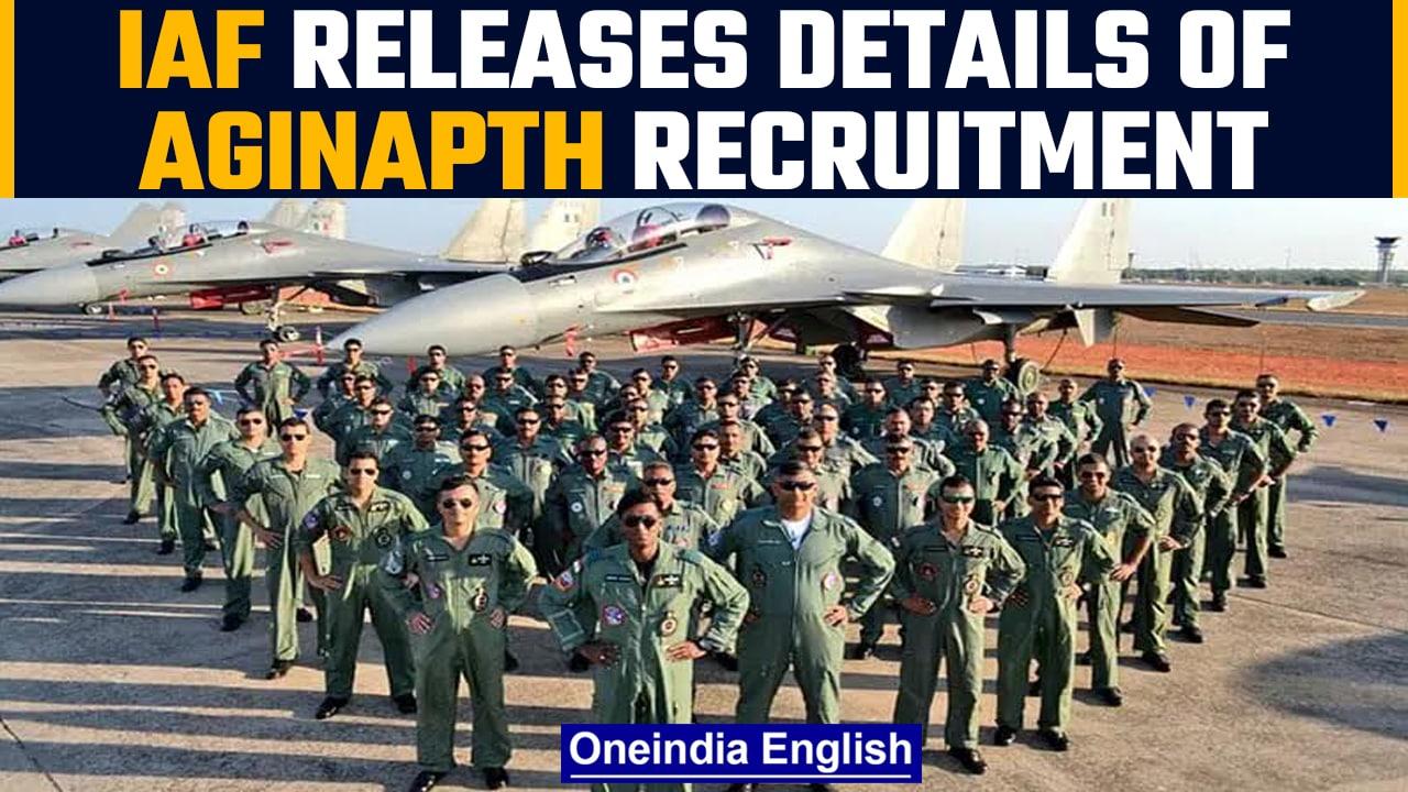 IAF release the recruitment details for the Agnipath scheme | Oneindia News *News