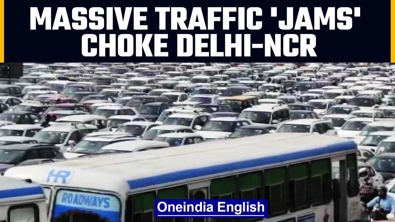 Bharat Bandh: Massive traffic jams across Delhi-NCR, huge security deployed | Oneindia news *News