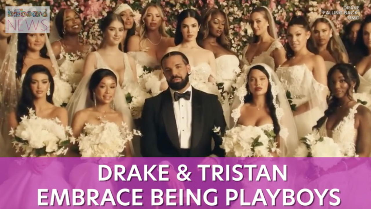 Drake's 'Honestly Nevermind' Breaks Apple Music Dance Album & Marries 23 Women In 'Fall Back' Music Video With Tristan Thompson 