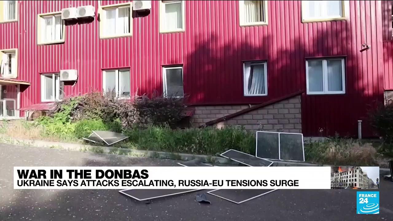 Ukraine says attacks escalating, as Russia-EU tensions rise