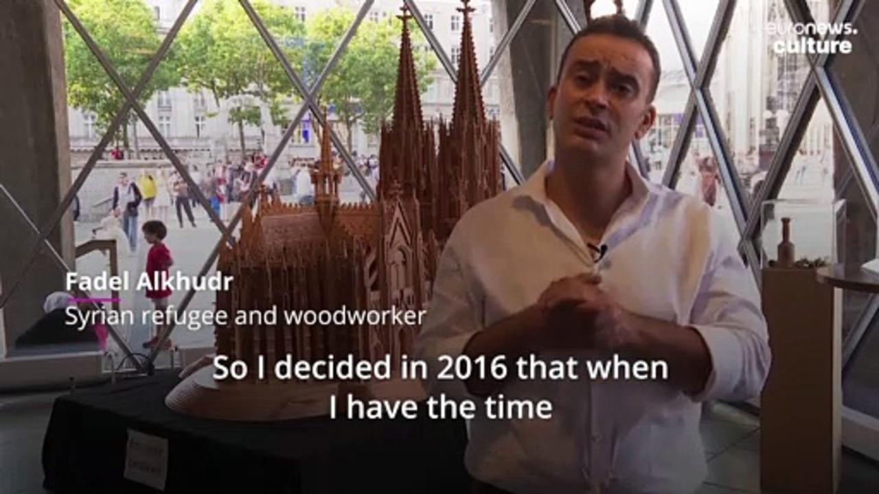Meet the Syrian refugee who spent 5,000 hours carving an incredible model of Cologne Cathedral