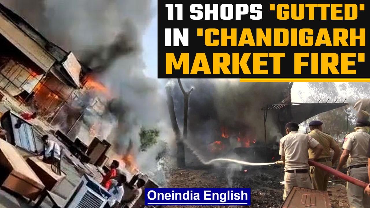 Chandigarh: Massive fire breaks out in sector 53 furniture market | Oneindia news *News