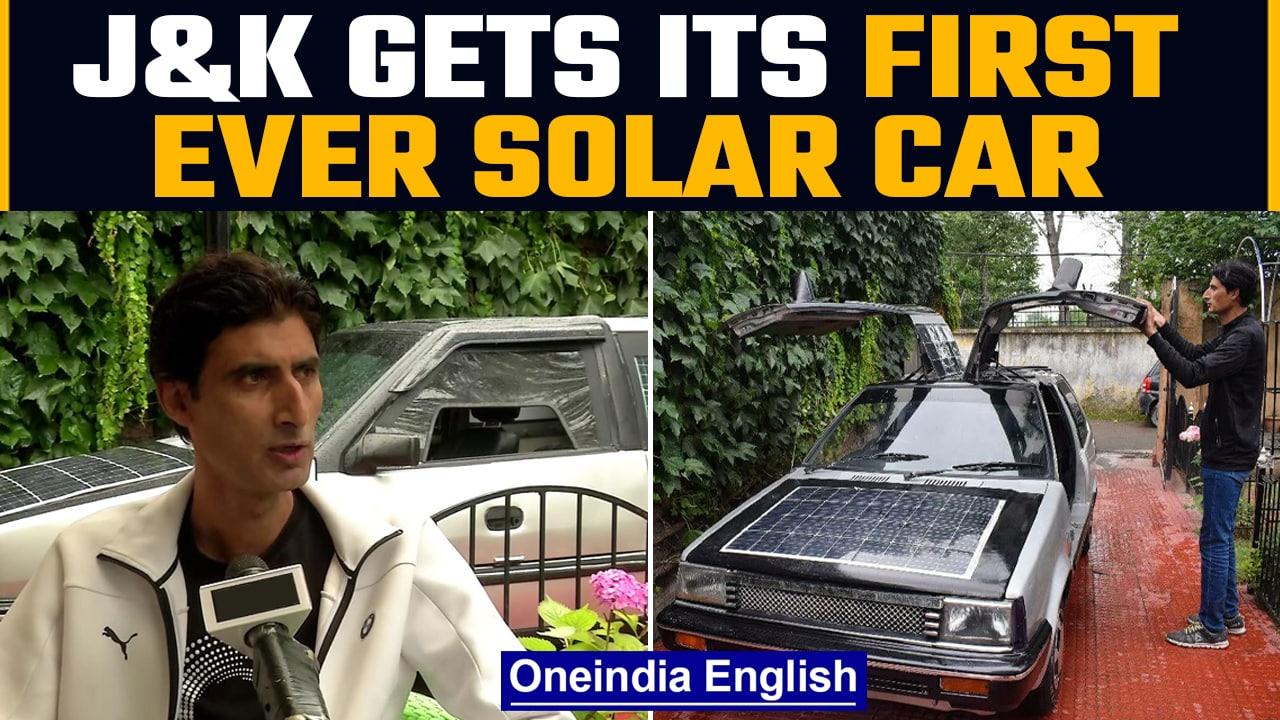 Jammu and Kashmir teacher builds the 'first ever solar car of the valley' | Oneindia news *News