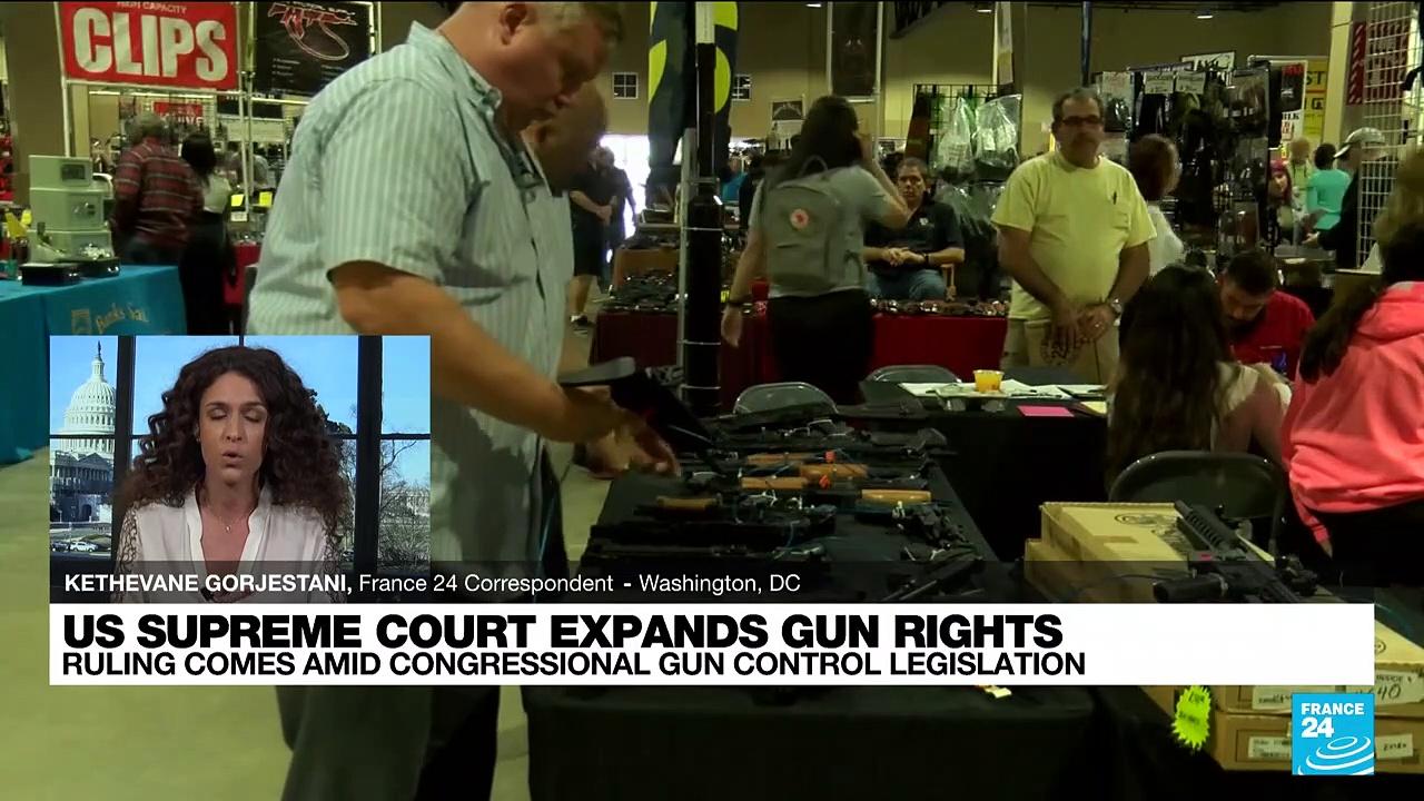 Supreme Court expands gun rights, striking New York limits