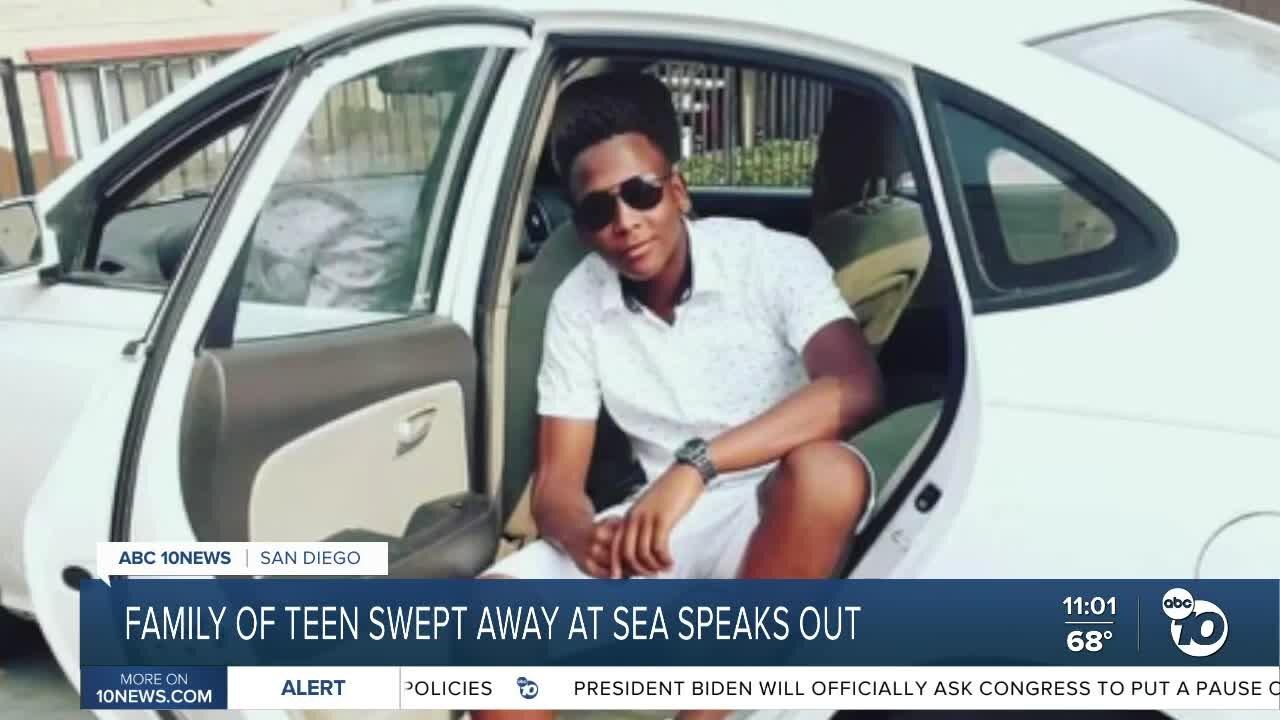 Family of teen swept away at Mission Beach speaks out