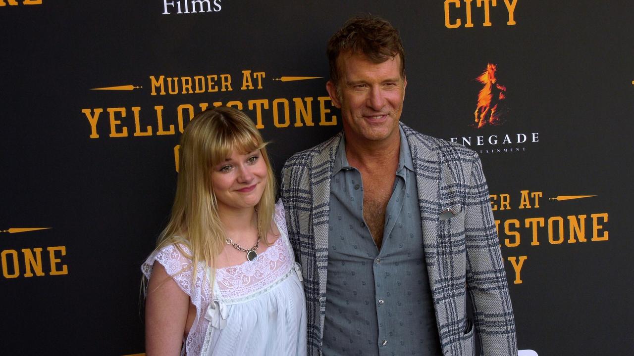 Harlow Jane and Thomas Jane 'Murder at Yellowstone City' Los Angeles Special Screening Red Carpet