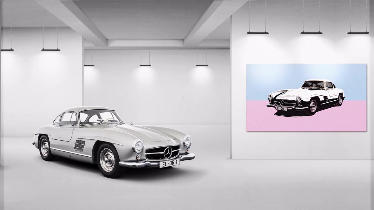 Mercedes-Benz 300 SL 'Gullwing' - The Andy Warhol story - Original meets original